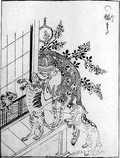 yokai_-_Sekien_-_Nekomata